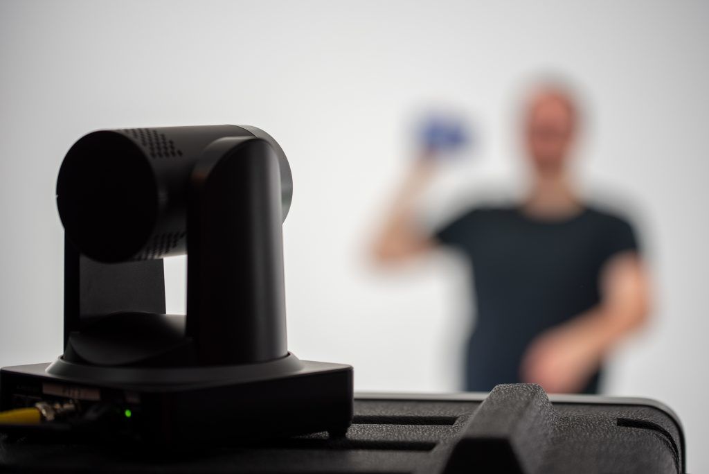 PTZ- Multicam Kamera für Streaming von einer Messe